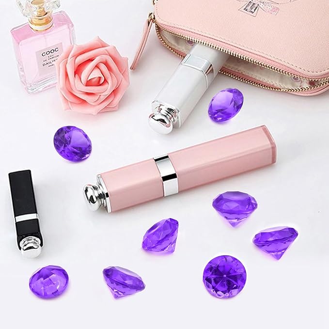 100 PCS Acrylic Diamond Gems, Arts & Crafts, Birthday Decorations - Image 5