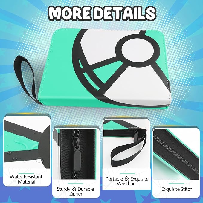 Trading Card Binder 4-Pockets, 400 Pockets Card Holder - Image 3