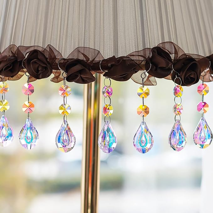 20pcs Colorful Crystals Suncatcher - Image 3