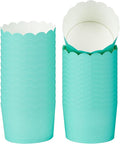 Panificio 10 Ounce Cupcake Wrappers, 200 Scalloped Baking Cups by Restaurantware