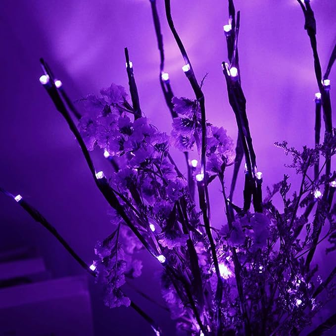 Led Branch Light Battery Operated Lighted Branches Vase Filler Willow Twig - Image 3