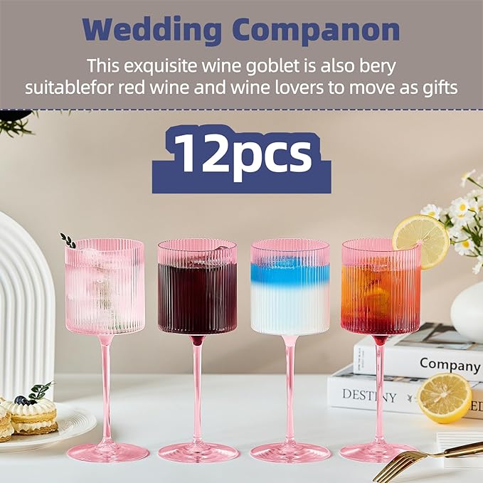 Plastic Goblets Wine Glasses - 12Oz Acrylic Wine Glasses Origami Unbreakable - Image 6