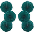 Green Birthday Decorations, DIY Green Paper Fans Hanging Decoration, Party by BARTHEW