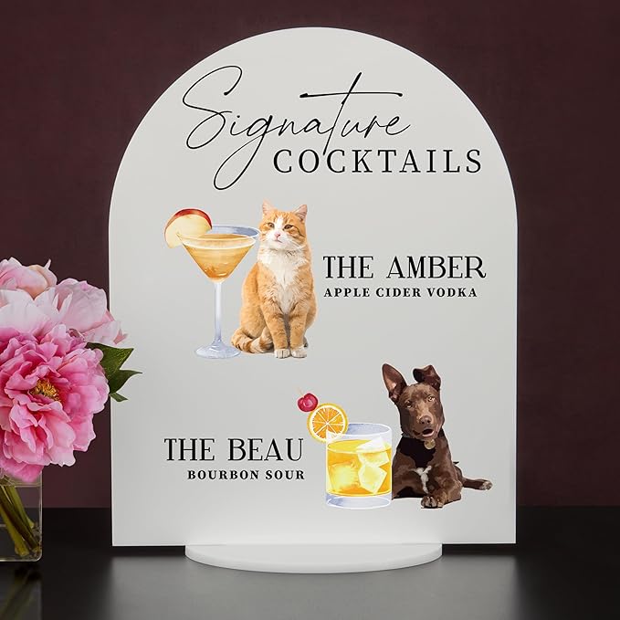 Pet Signature Drink Wedding Signs - Image 2