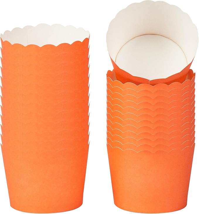 Panificio 3 Ounce Cupcake Wrappers, 200 Scalloped Baking Cups by Restaurantware