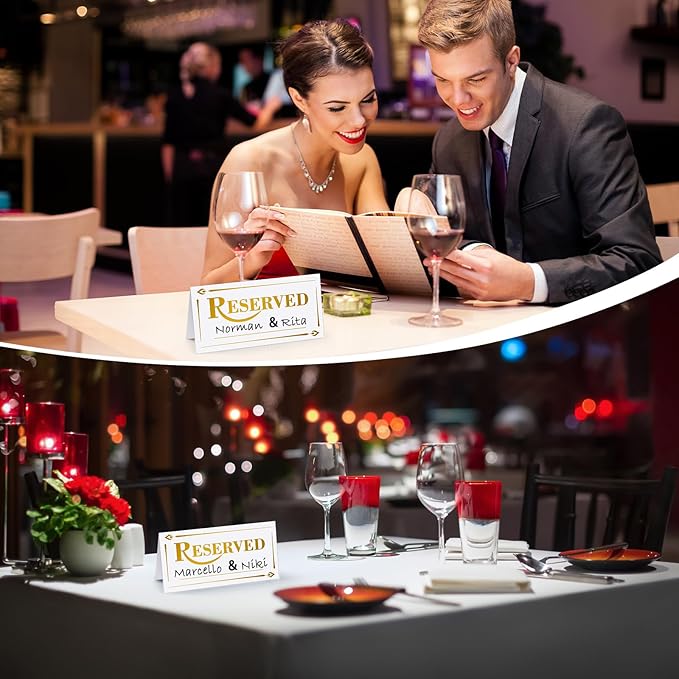 300 Pcs Paper Table Reserved Sign - Image 6