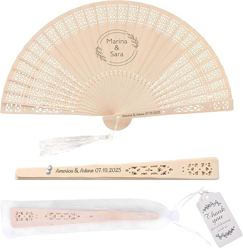 10 PCS Custom Fans Personalized Folding Fans by Unknown