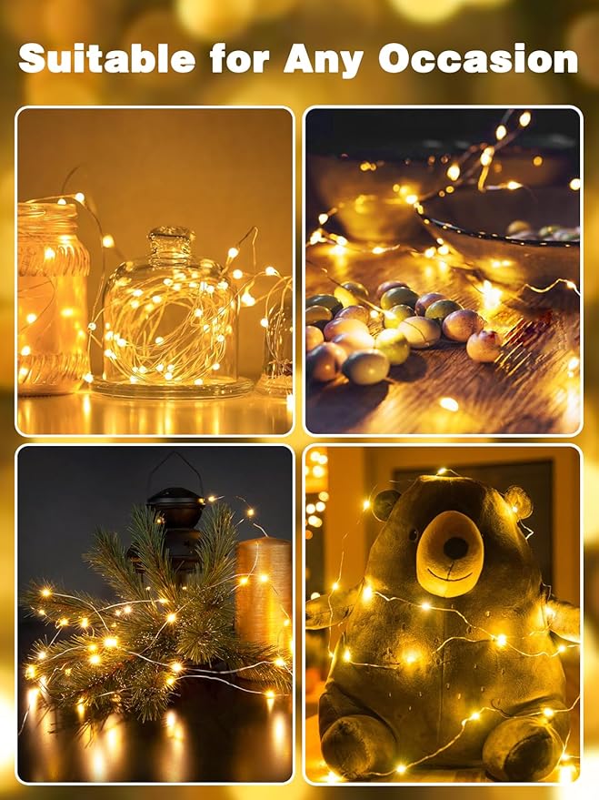 6 Pack Fairy Lights Battery Operated - Image 6