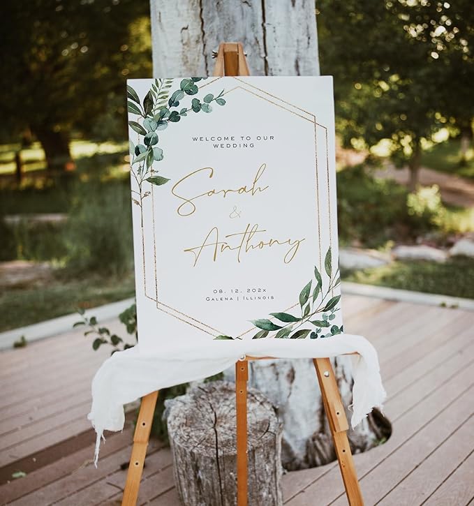 Welcome Wedding Signs, Pole Mount - Image 3