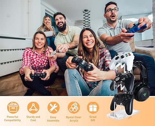 OAPRIRE Universal 3 Tier Controller Stand and Headset Stand - Image 8