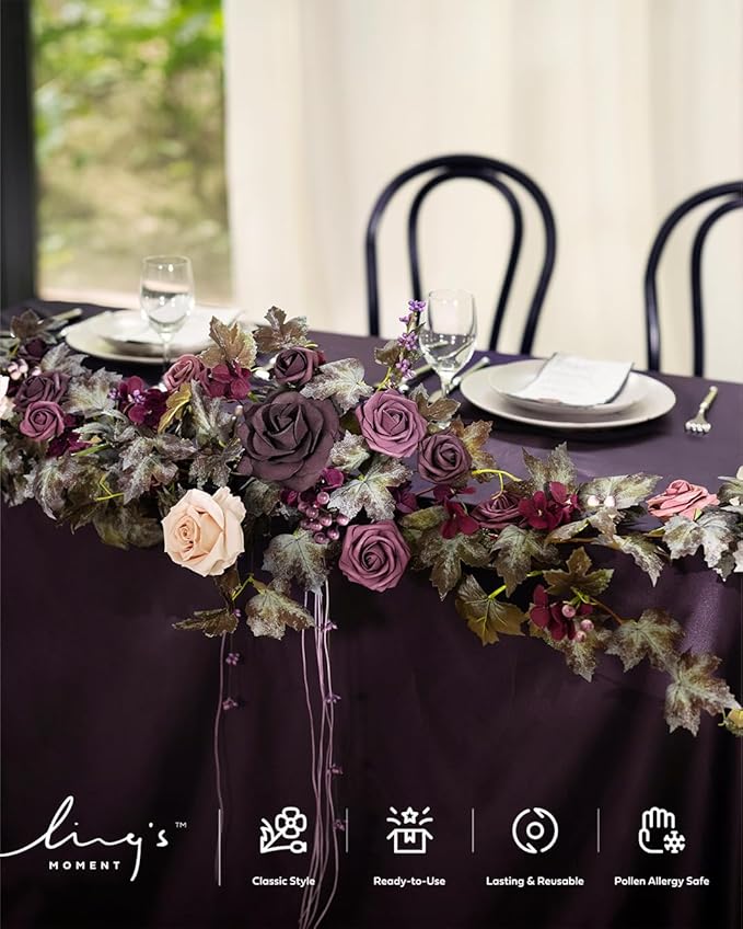 Ling's Moment 9FT Flower Garland - Image 6