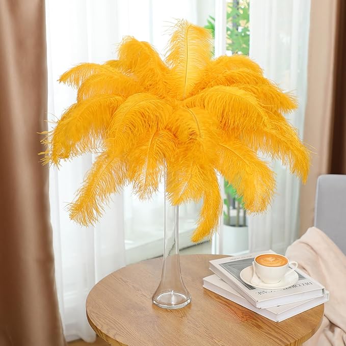 Maitys 90 Pcs Large Natural Ostrich Feathers Bulk 14-16 Inch 12-14 Inch 10-12 - Image 3