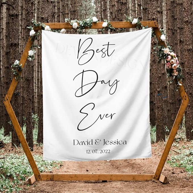 Best Day Ever Backdrop by DEVONDESIGN