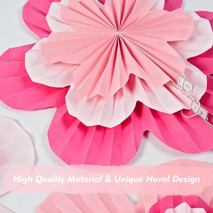 SUNBEAUTY Paper Decoration, Party Fans & Floral Backdrop - Image 7