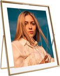 Gold Floating Frame, For Picture 8.5x11, Tabletop Shelf Photo Frame, Classy For by AhaGoOfficial