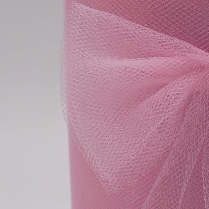 Pink Tulle Fabric Rolls 6 Inch by 200 Yards Fabric Spool Tulle Ribbon - Image 8