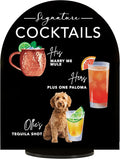 Pet Signature Drink Wedding Signs by Elation+Factory+Co.