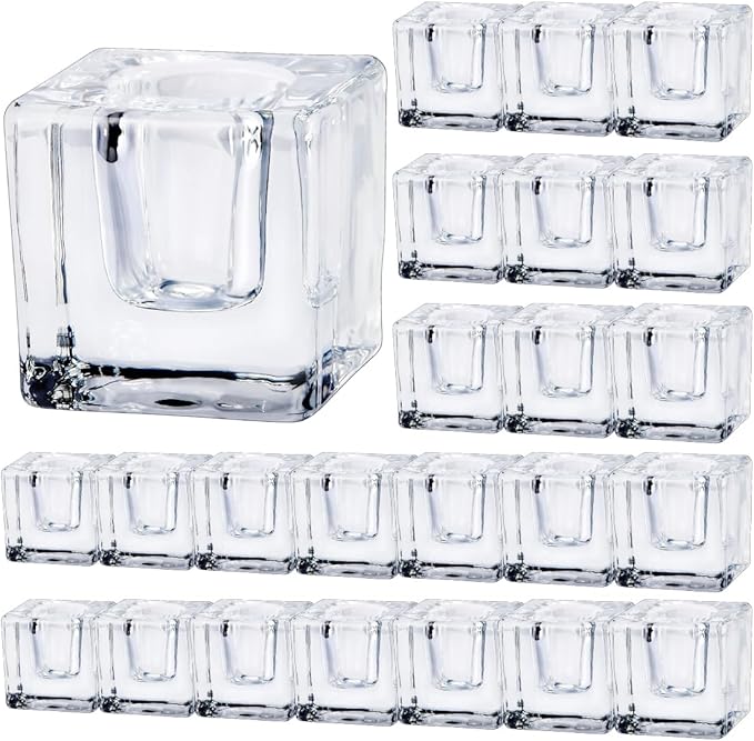 Glass Taper Candles Holders Bulk by JONERAY