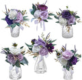 CherishedMoments Set of 6 Assorted Flower Centerpieces Mini Floral Wedding by CherishedMoments