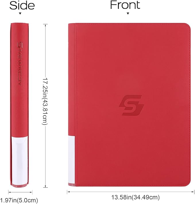 Snekdy premium 1024-pocket trading card binder, Card Albums 16 pockets - Image 4