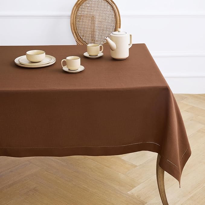 Solino Home Linen Tablecloth 60 x 108 Inch by SolinoHome