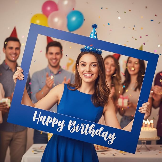 32 x 24 Inch Large Photo Booth Props Picture Frame Happy Birthday Party Frame - Image 5