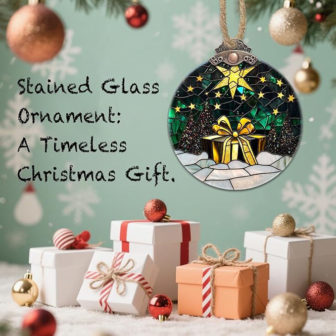 Stained Glass Christmas Decorations - Image 7