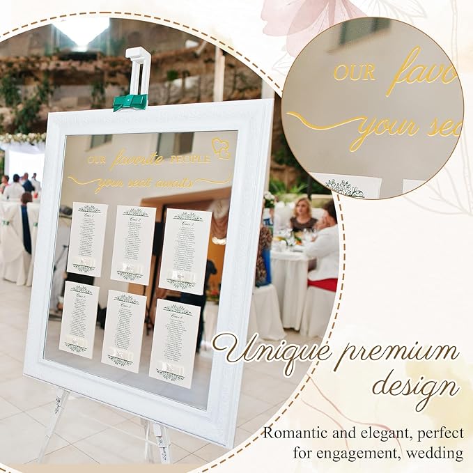 3 Pcs Wedding Seating Chart Decal Stickers DIY Our Favorite People Your Seat - Image 4