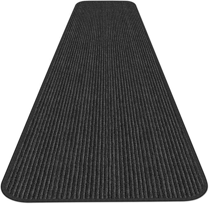 House, Home and More Indoor Outdoor Double-Ribbed Carpet Runner by HouseHomeandMore
