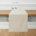 Solino Home Linen Hemstitch Table Runner 36 Inches by SolinoHome