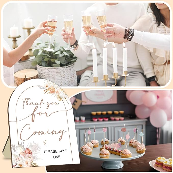 Thank You for Coming Please Take One Sign, Floral Decoration Baby Shower Sign - Image 5