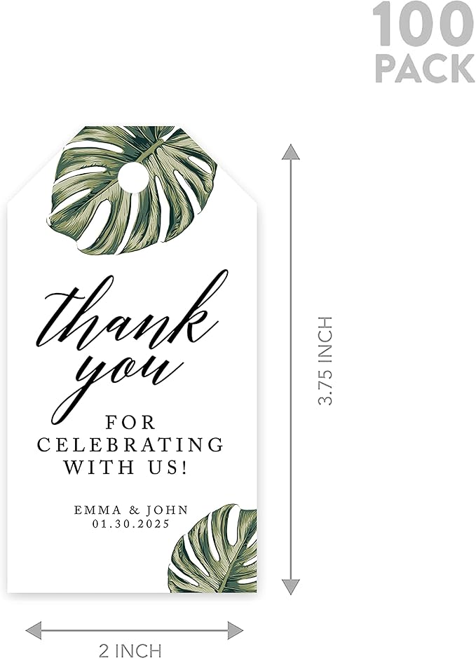 Andaz Press 100-Pack Personalized Thank You - Image 5