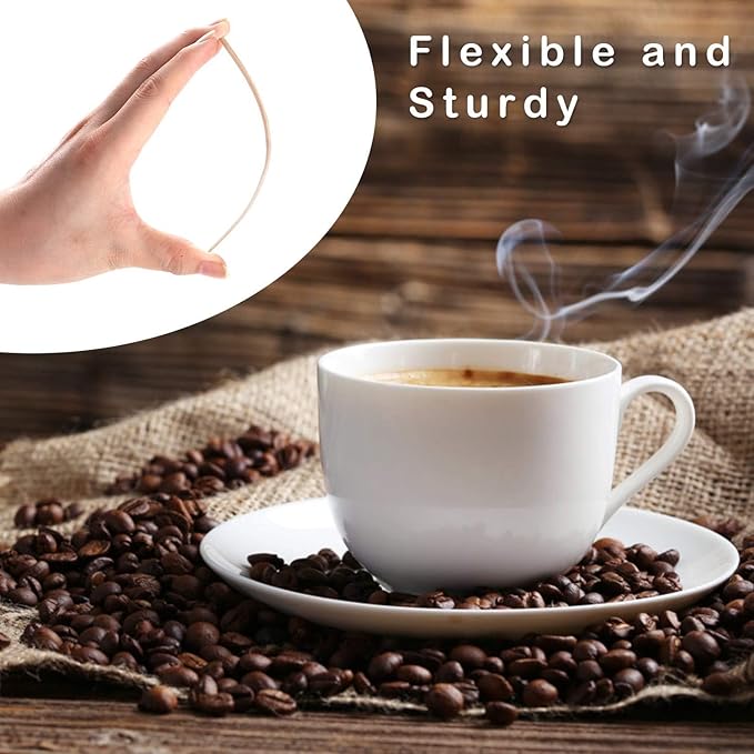 Wooden Coffee Stirrers, Thick Birch 5.5 Inches 1000PCS Disposable Coffee - Image 7