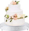 Wenqik Cake Stand 14 Inch Round Metal Cupcake Dessert Wedding Cake Stand by Wenqik