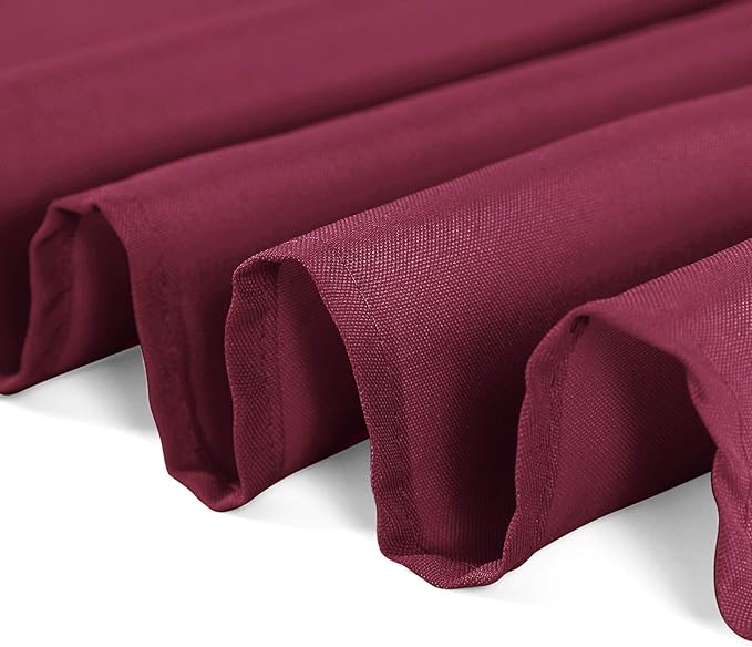 108 inch Round Tablecloth Washable Polyester Table Cloth Decorative Table Cover - Image 7