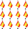 Spain Desk Flag, 12 Pack Spanish Table Office Flag by Unknown