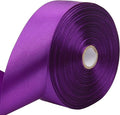 Purple Solid Satin Ribbon 1-1/2 Inch 50 Yards Solid Polyester Fabric Ribbon by Riunbb