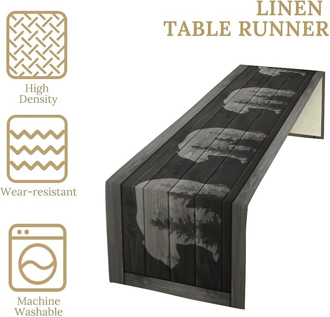 Rustic Country Bear Table Runner - Image 4