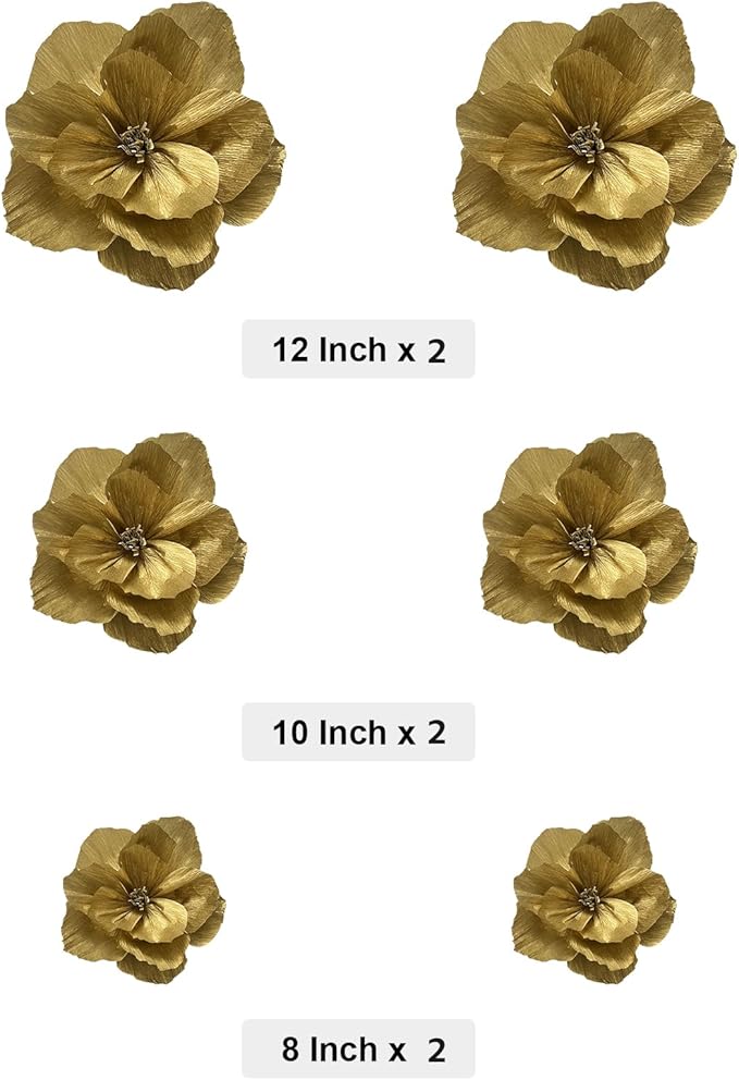 BRT Bearingshui Crepe Paper Flowers Decoration - Image 2