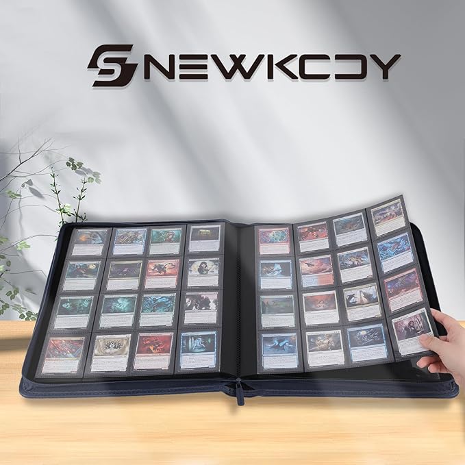 Snekdy premium 1024-pocket trading card binder, 16-pocket cards album, - Image 6