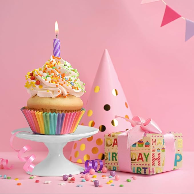 Aimyoo Colorful Birthday Wrapping Paper Roll - Image 5