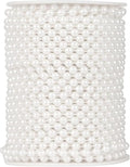 82 Feet Faux Pearl Beads Garland 6mm Craft String Pearls by Unknown