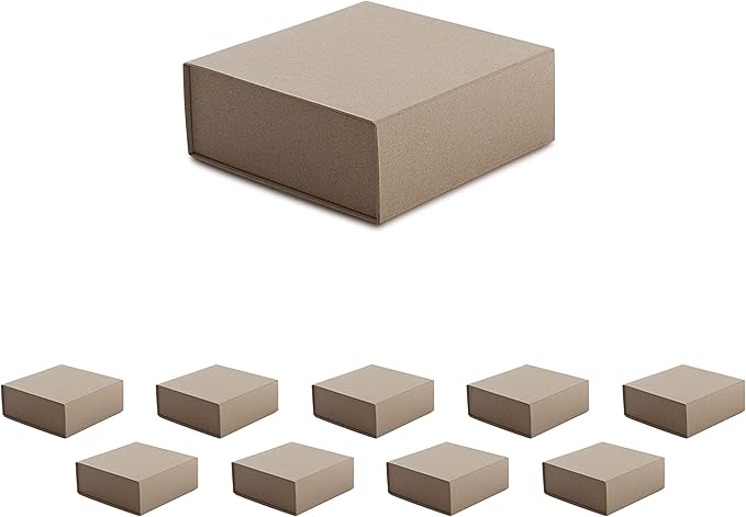 CECOBOX - Gift Boxes with Lids for Presents 6"x6"x2.75" - Matte, Collapsible by cecobox