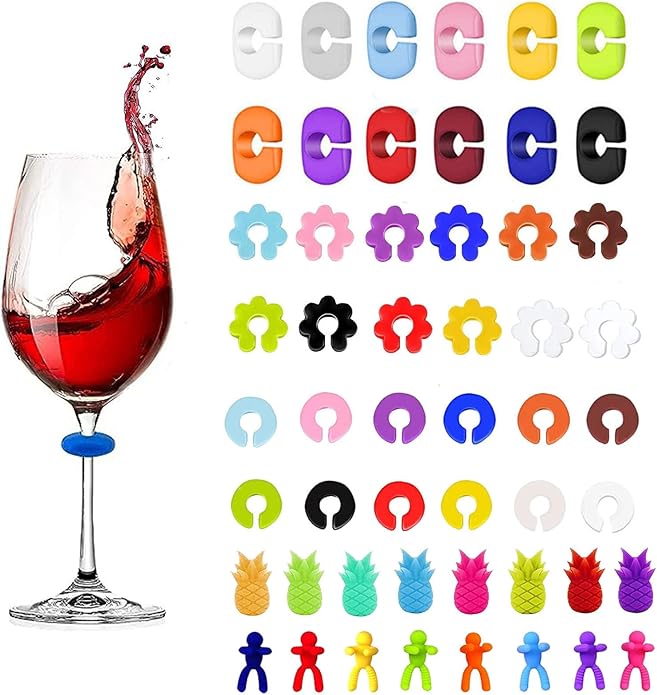 TuTuYa Wine Glass Charms by TuTuYa