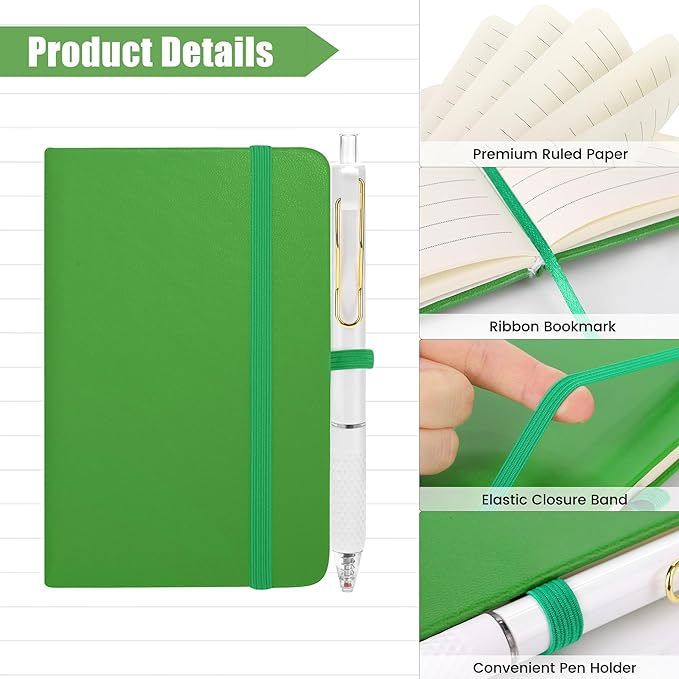 Aneco 50 Sets Pocket Notebook Journals - Image 3