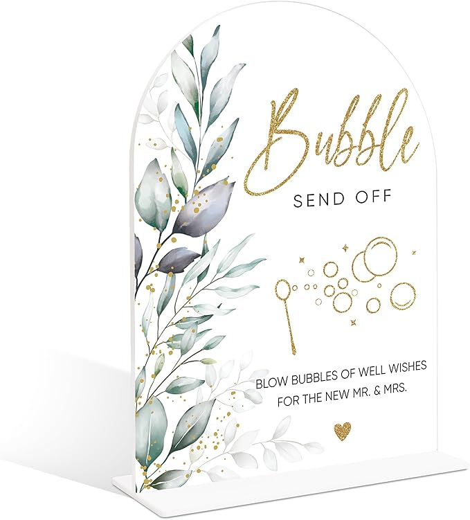 Acrylic Wedding Signs, Wedding Reception Signage, Bridal Shower Table Decor by Unknown