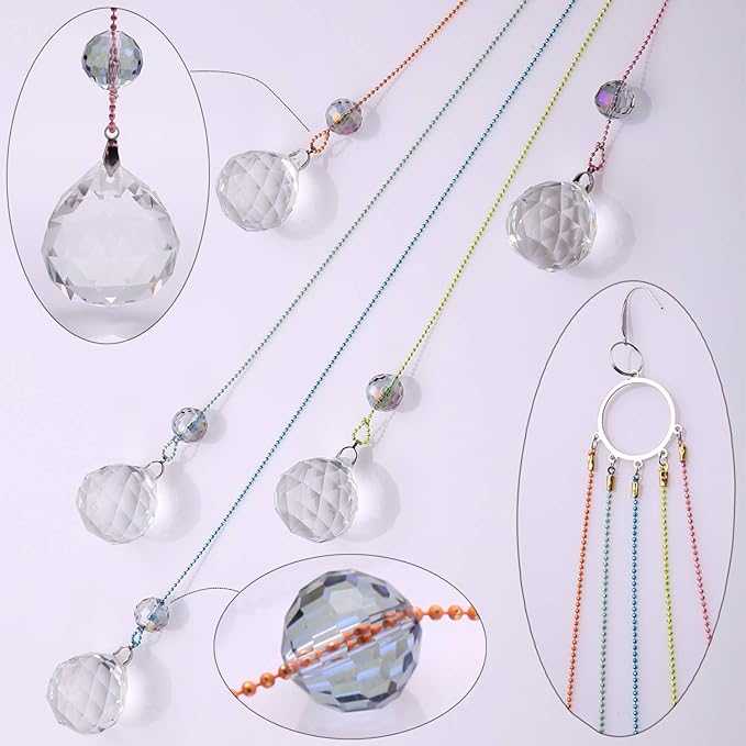 Crystals Ball Prisms Suncatcher Hanging Ornament Rainbow Maker - Image 2