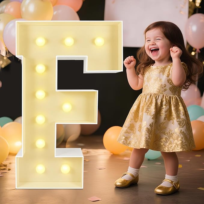 Marquee Light Up Letters: 3FT Large Decorative Signs by Unknown