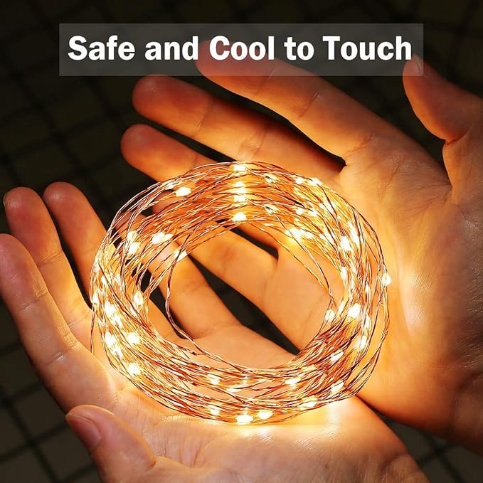 Lighting EVER Fairy Lights Plug in, 33ft 100 LED String Lights - Image 6