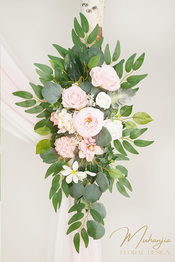 Artificial Arch Flowers Kit, Ceremony and Reception Background Rose Decoration - Image 4